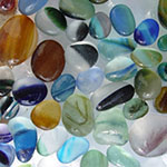 Multi color seaham seaglass for our gold sea glass earrings